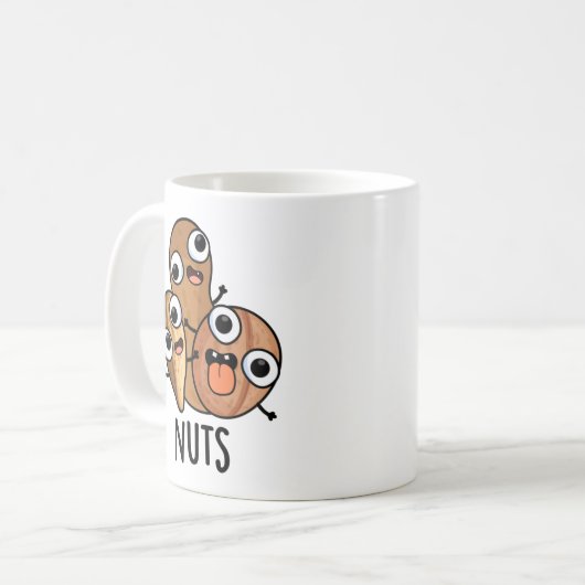 Mug Jeu Drôle Nutty Nutty (Devant gauche)