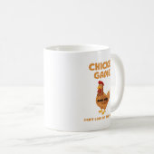 Mug Jeu du Poulet Ne Regarde Pas Le Poulet (Devant droit)