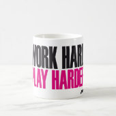 Mug jeu dur de travail plus dur (Centre)