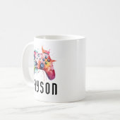 Mug Jeu Enfants personnalisés | Jeu vidéo de nom perso (Devant gauche)