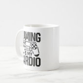 Mug Jeu Est Mon Cardio - Amusant Humour Gamer (Devant gauche)