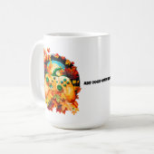 Mug Jeu Halloween, Contrôleur Citrouille, Orange Green (Devant gauche)