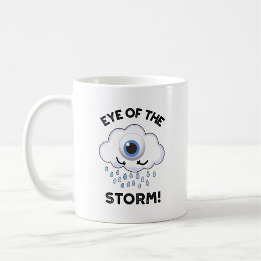 Mug Jeu Météo Drôle De L'Oeil De La Tempête (Gauche)
