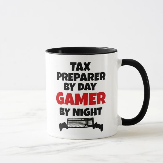 Mug Jeu préparateur fiscal (Droite)