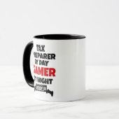 Mug Jeu préparateur fiscal (Devant gauche)