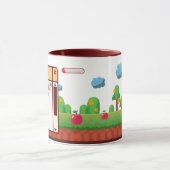 Mug Jeu Retro Pixel Personnalisé (Centre)