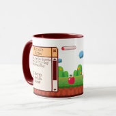 Mug Jeu Retro Pixel Personnalisé (Devant gauche)