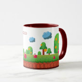 Mug Jeu Retro Pixel Personnalisé (Devant droit)