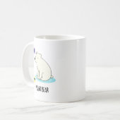 Mug Jeu scientifique amusant pour l'ours polaire (Devant gauche)