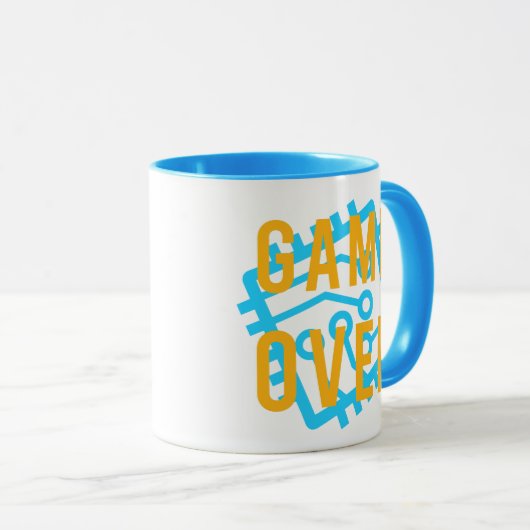 Mug Jeu sur circuit numérique (Devant droit)