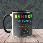 Mug Jeu Sur Contrôleur Vidéo Jeu Anniversaire