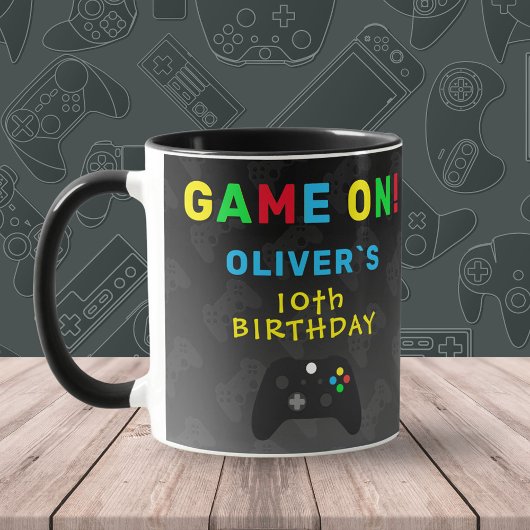 Mug Jeu Sur Contrôleur Vidéo Jeu Anniversaire