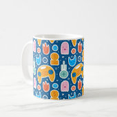Mug Jeu vidéo bleu pour enfants Playstation Motif (Devant gauche)