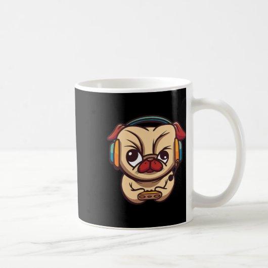 Mug Jeu vidéo de chien de jeu Pc ordinateur jeu vidéo  (Droite)