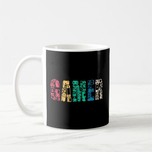 Mug Jeu vidéo de gamer jeu Calligram (Gauche)