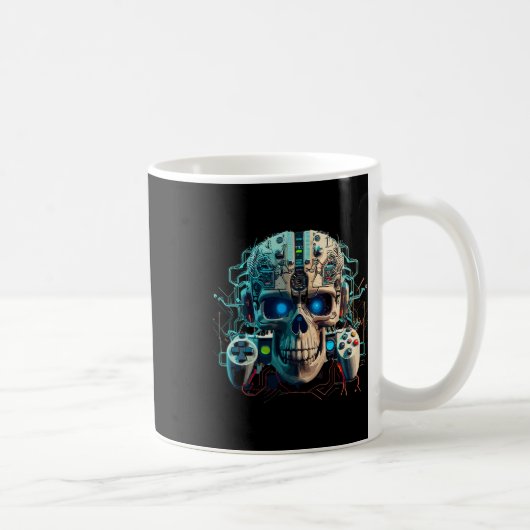 Mug Jeu Vidéo Joueur Amorphous Créature Crâne Jeu C (Droite)