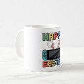 Mug Jeu Vidéo Pâques Bunny Contrôleur de jeu Gamer (Devant gauche)