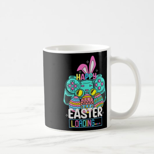 Mug Jeu Vidéo Pâques Bunny Gaming Contrôleur Gamer Bo (Droite)