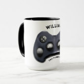Mug Jeu vidéo personnalisé (Devant gauche)