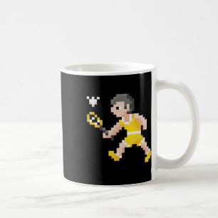 Mug Jeu vidéo Retro 80s Pixel Art Badminton Player