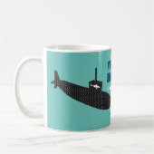 Mug Jeu vidéo Sous-mariner Drapeau Musique (Gauche)