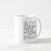 Mug Jeune Américain (Devant droit)