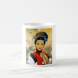 Mug Jeune bel art chinois frais de princesse Guo Jin