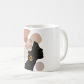 Mug Jeune belle femme afro-américaine (Devant droit)