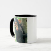 Mug Jeune chimpanzé (troglodytes de casserole) (Devant gauche)