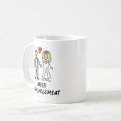 Mug Jeune couple de mariés - Sous nouvelle direction (Devant gauche)