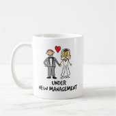Mug Jeune couple de mariés - Sous nouvelle direction (Gauche)