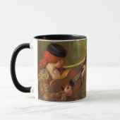 Mug Jeune Espagnole avec guitare par Pierre Renoir (Gauche)