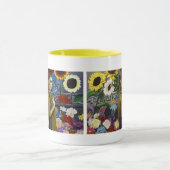 Mug Jeune Fée Dragon Enchantée Jardin Fleur Fantasy (Centre)