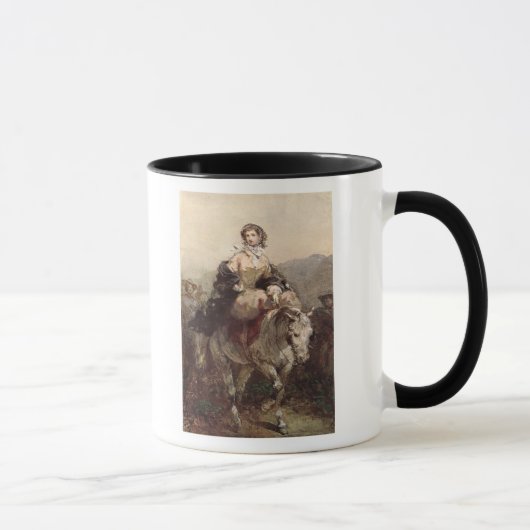 Mug Jeune femme sur un cheval (Droite)