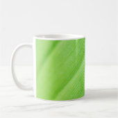 Mug jeune feuille de bananier vert brillant (Gauche)