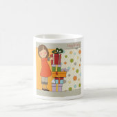 Mug Jeune fille Joyeux anniversaire (Centre)