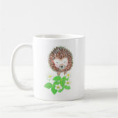 Mug Jeune Hérisson et Fleurs de fraises sauvages (Gauche)