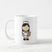 Mug Jeune icône femelle d'infirmière (Gauche)