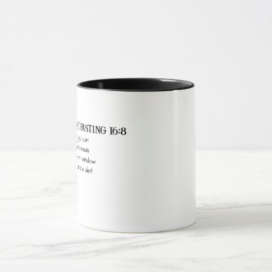 Mug Jeûne intermittent 16:8 (Centre)
