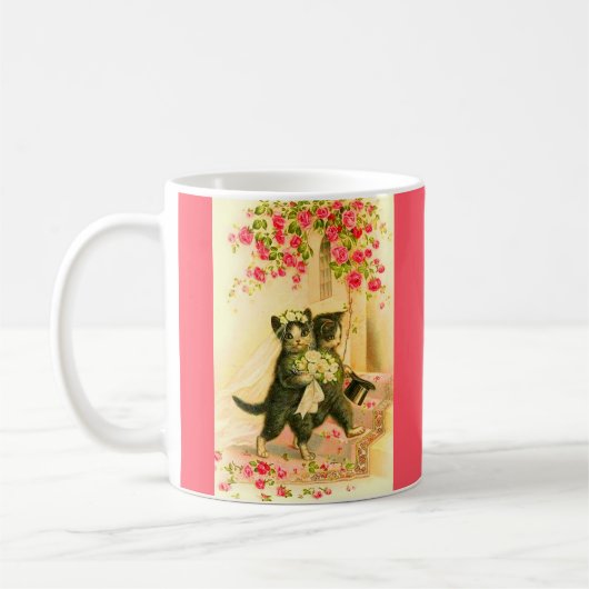 Mug jeune mariée de kitten (Gauche)