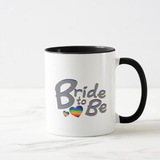Mug Jeune mariée de mariage de LGBT à être jeune (Droite)