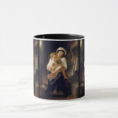 Mug Jeune Mère Regardant Son Enfant (Centre)