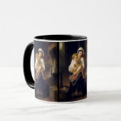 Mug Jeune Mère Regardant Son Enfant (Devant gauche)