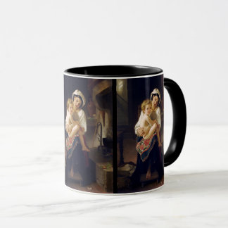 Mug Jeune Mère Regardant Son Enfant