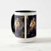 Mug Jeune Mère Regardant Son Enfant (Devant gauche)