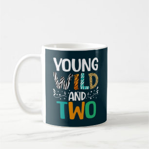 Mug Jeune Sauvage Et Deux Drôles 2ème Anniversaire Fil