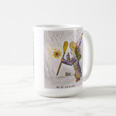 Mug Jeune sorcière sur un voyage (Devant droit)