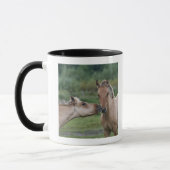 Mug Jeunes chevaux de Henson se rencontrant (Gauche)