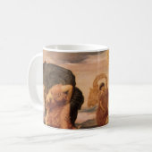 Mug Jeunes Filles grecques ramassant des cailloux par  (Devant gauche)