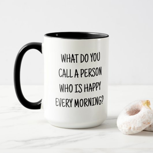 MUG JEUX CADEAU DE RETRAITE, ANNÉE PERSONNALISABLE (Avec donut)